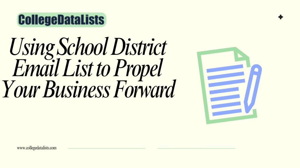 School District Email List