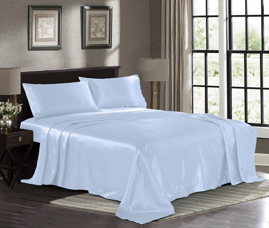 satin bed sheets