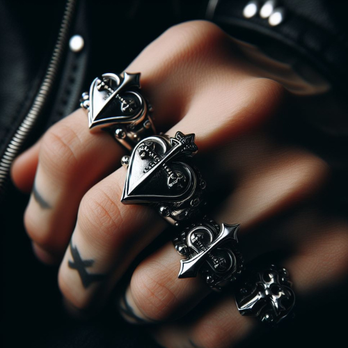 Chrome Hearts rings