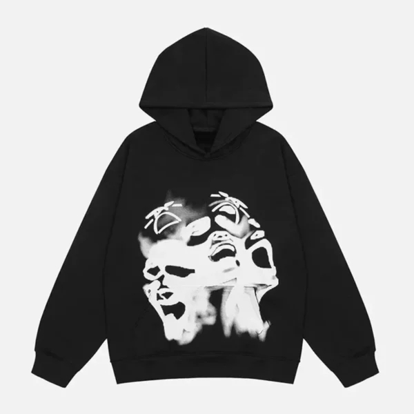 Black Y2K Hoodies