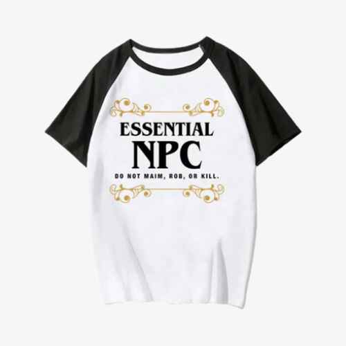 Essential NPC Do Not Maim Rob OR Kill T-Shirt