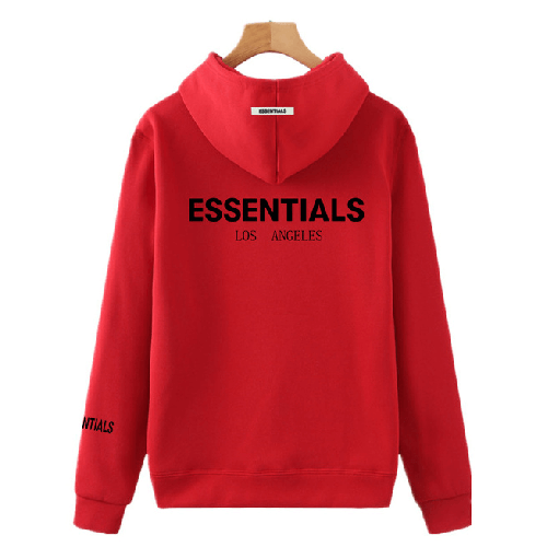 Red Essentials Hoodie