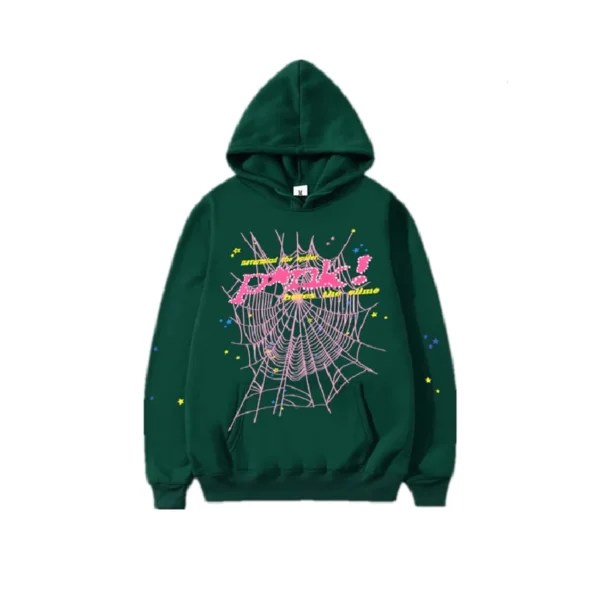 Nostalgic Nuances Retro Vibes in Printed Spider Hoodie Designs