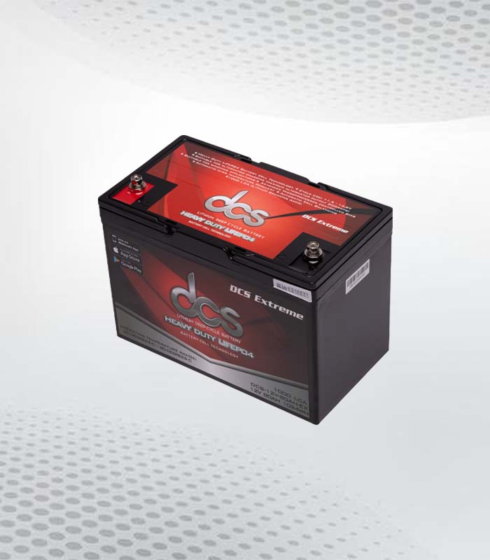 100Ah slimline lithium battery