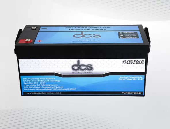 slimline lithium battery 100ah