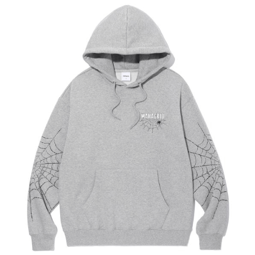 Grey Spider Hoodie