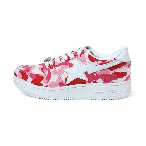 Pink Bape Shoes