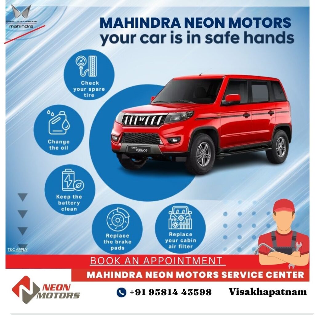 Mahindra Car Service center in Vishakapatnam