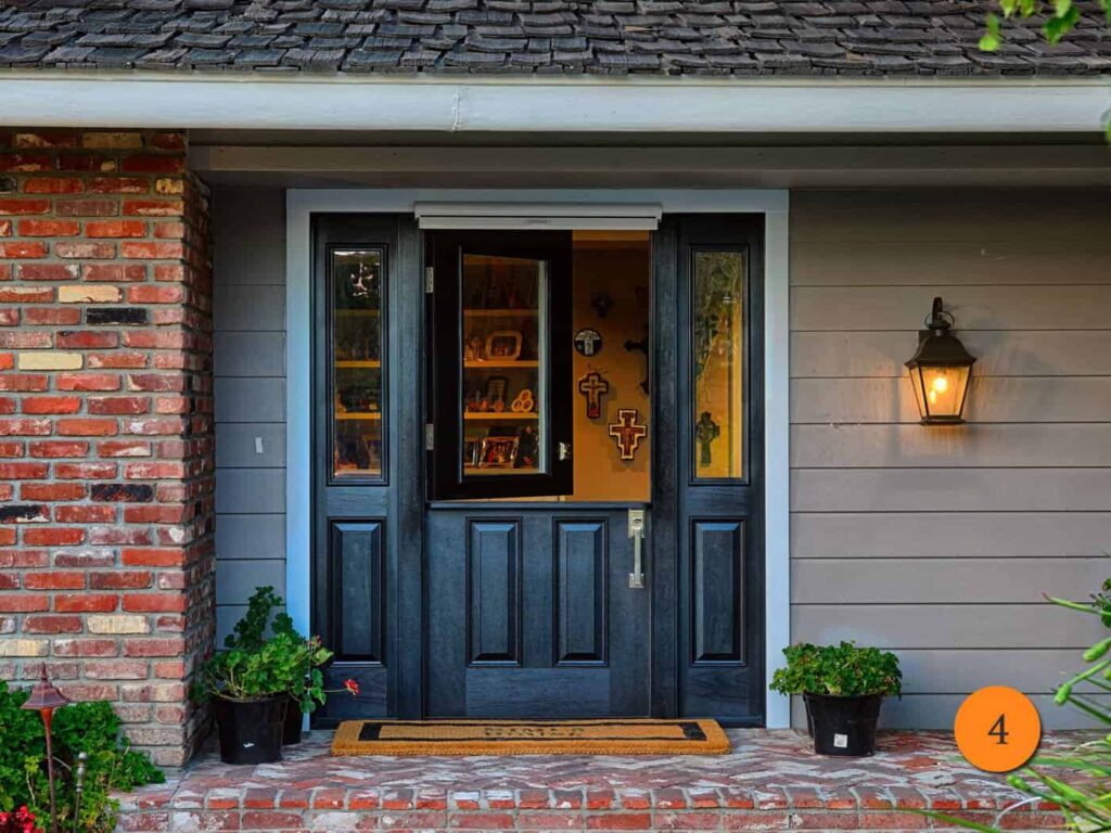 single screen door