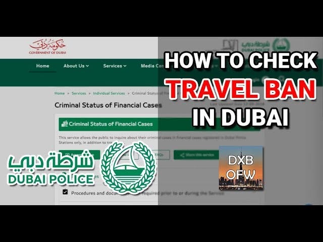 How to Check Travel Bans in the UAE: A Step-by-Step Guide