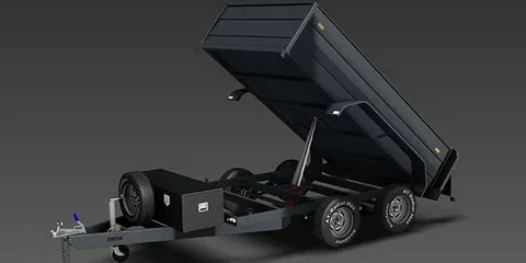 hydraulic tipping trailers