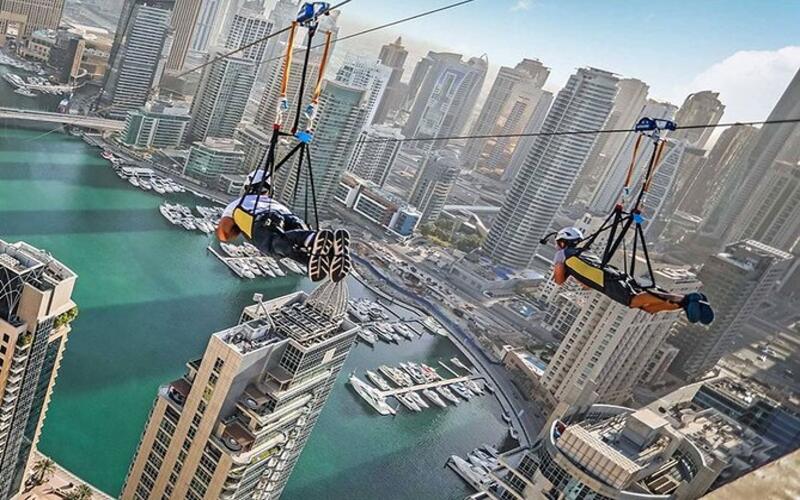 Dubai Marina Zipline