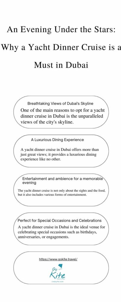 Yacht Dinner Cruise in Dubai