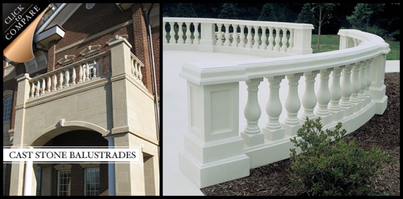 cast stone balustrade