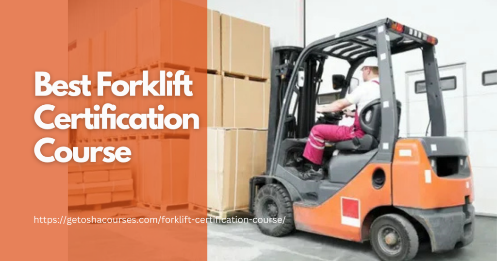 Forklift certification course