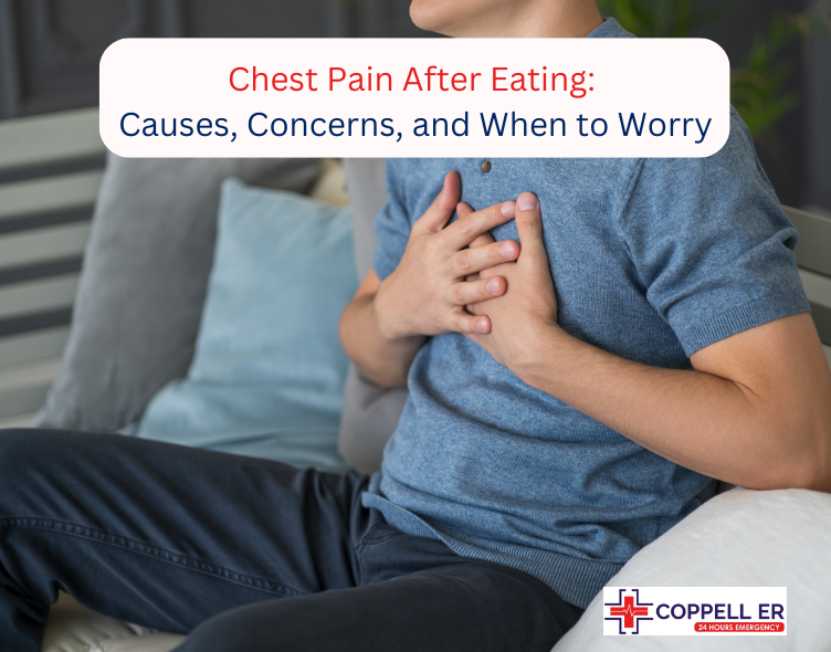 chest pain when eating